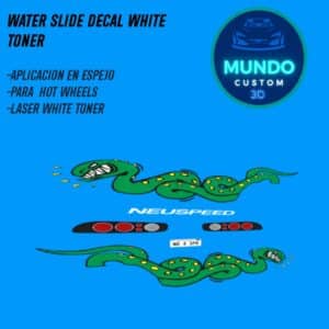 Decals "UNDERGROUND RACER" en Tinta Blanca: La Personalización Definitiva para tu Acura Integra Hot Wheels