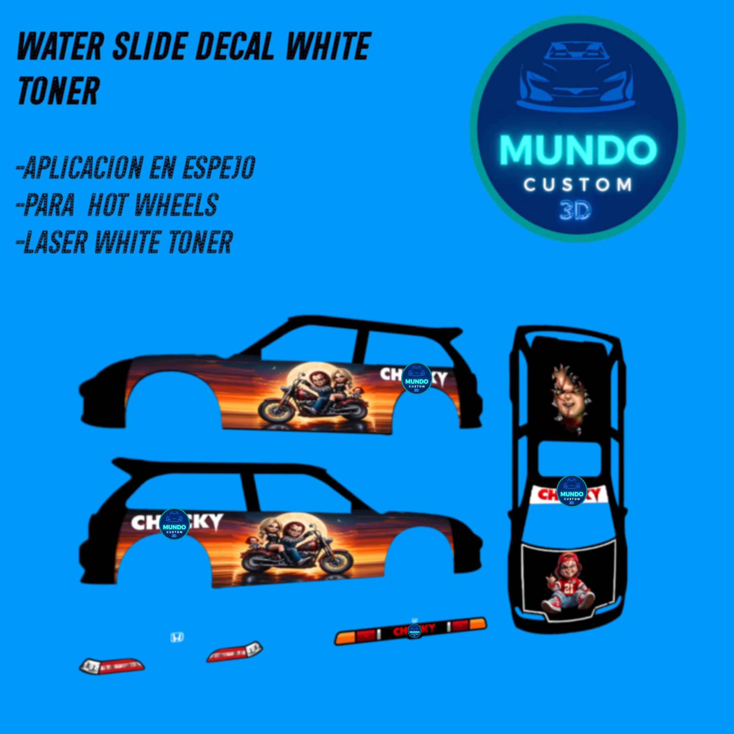 Decals "DRIFT DOLL" en Tinta Blanca: El Estilo JDM más Rebelde para tu Honda Civic EF