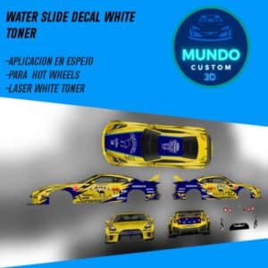 ¡Leyenda del Asfalto! Decals "Camello" con Tinta Blanca Real: Nissan GT-R R35 LBWK (Hot Wheels 1:64)