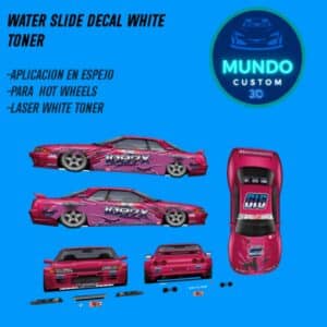 Decals "1087-LEGEND" en Tinta Blanca: La Precisión Técnica para tu Nissan Skyline R32 Hot Wheels