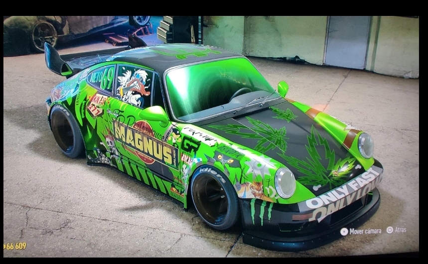Decals Magnus NFS Tinta Blanca para Porsche 913 (993) GT2 Hot Wheels (Escala 1:64) - Imagen 3