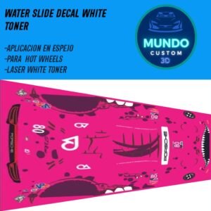 Decals Roxy Tinta Blanca para Porsche 911 (992) GT3 Hot Wheels (Escala 1:64)
