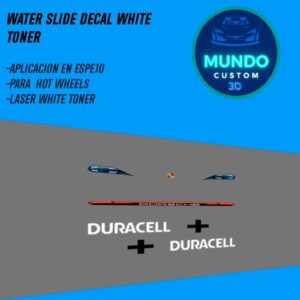 Decals Dura Tinta Blanca para Porsche Taycan Hot Wheels | Calcas Premium Escala 1:64