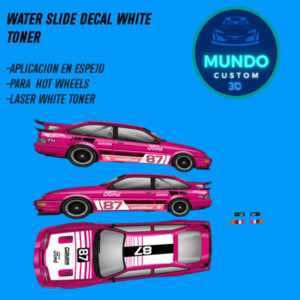 Decals STH Tinta Blanca para Ford Sierra Hot Wheels (Escala 1:64)