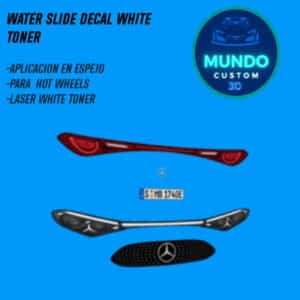 Decals Faros Tinta Blanca para Mercedes CLA Hot Wheels (Escala 1:64)