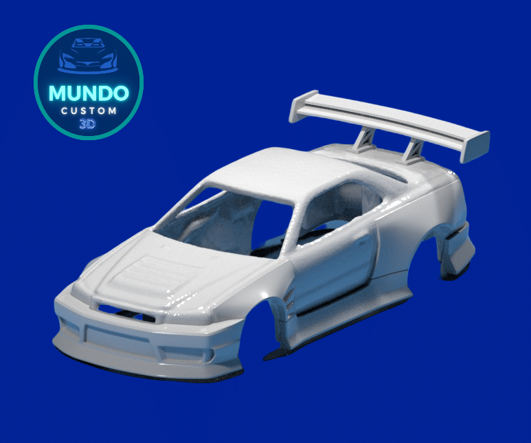 Bodykit JDM Plug & Play para Nissan Skyline GT-R R34 Hot Wheels (Escala 1:64)