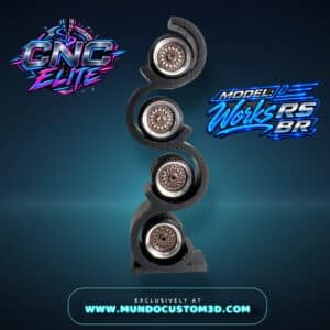 Llantas Custom RS BR 1:64 – Serie CNC Elite | Máximo Realismo