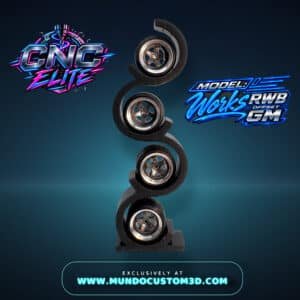 Llantas Custom RWB Offset GM 1:64 – Serie CNC Elite | Máximo Realismo