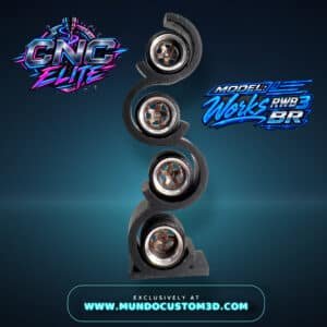 Llantas Custom RWB 3 BR 1:64 – Serie CNC Elite | Máximo Realismo