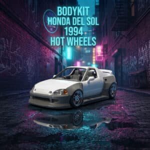 ¡Dale una Actitud Agresiva a tu Honda Del Sol! Bodykit Plug & Play en Resina Premium (Hot Wheels 1:64)