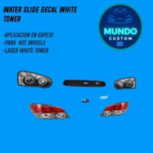 Kit de Faros en Tinta Blanca para Subaru Impreza WRX 2004 HOT WHEELS (Escala 1:64)
