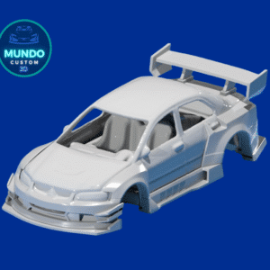 Bodykit Fatboy Plug & Play para Mitsubishi Lancer Evo 9 Hot Wheels (Escala 1:64)