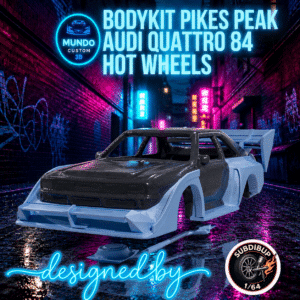¡Domina el Asfalto y la Colina! El Bodykit Pikes Peak Definitivo para el Audi Quattro '84 de Hot Wheels (Resina 3D Premium)