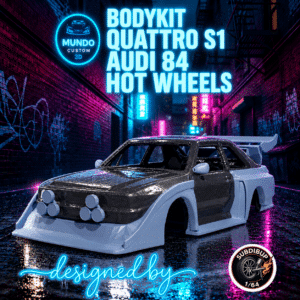 Bodykit Audi Sport Quattro S1 en Resina – Hot Wheels '84 Audi Sport Quattro (Escala 1:64)