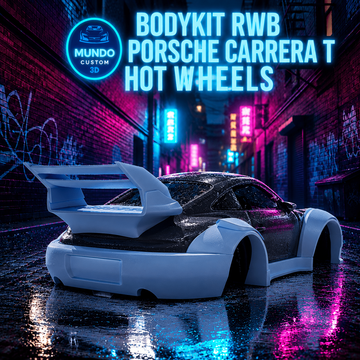 ¡El Kit RWB Definitivo para tu Porsche Carrera T de Hot Wheels ha Llegado! (Plug & Play - Alta Precisión) - Imagen 2
