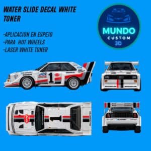 DECALS PIKES PEAK AUDI QUATTRO 84 HOT WHEELS CON KIT PIKES PEAK MUNDOCUSTOM3D